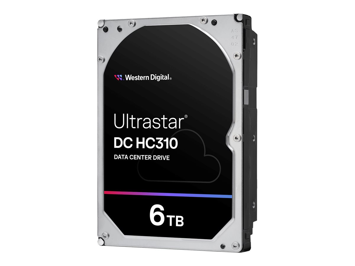 Western Digital Ultrastar DC HC310 HUS726T6TALN6L4 0B35946 6TB 7.2K RPM SATA 6Gb/s 4Kn 3.5in Hard Drive (HUS726T6TALN6L4) thumbnail