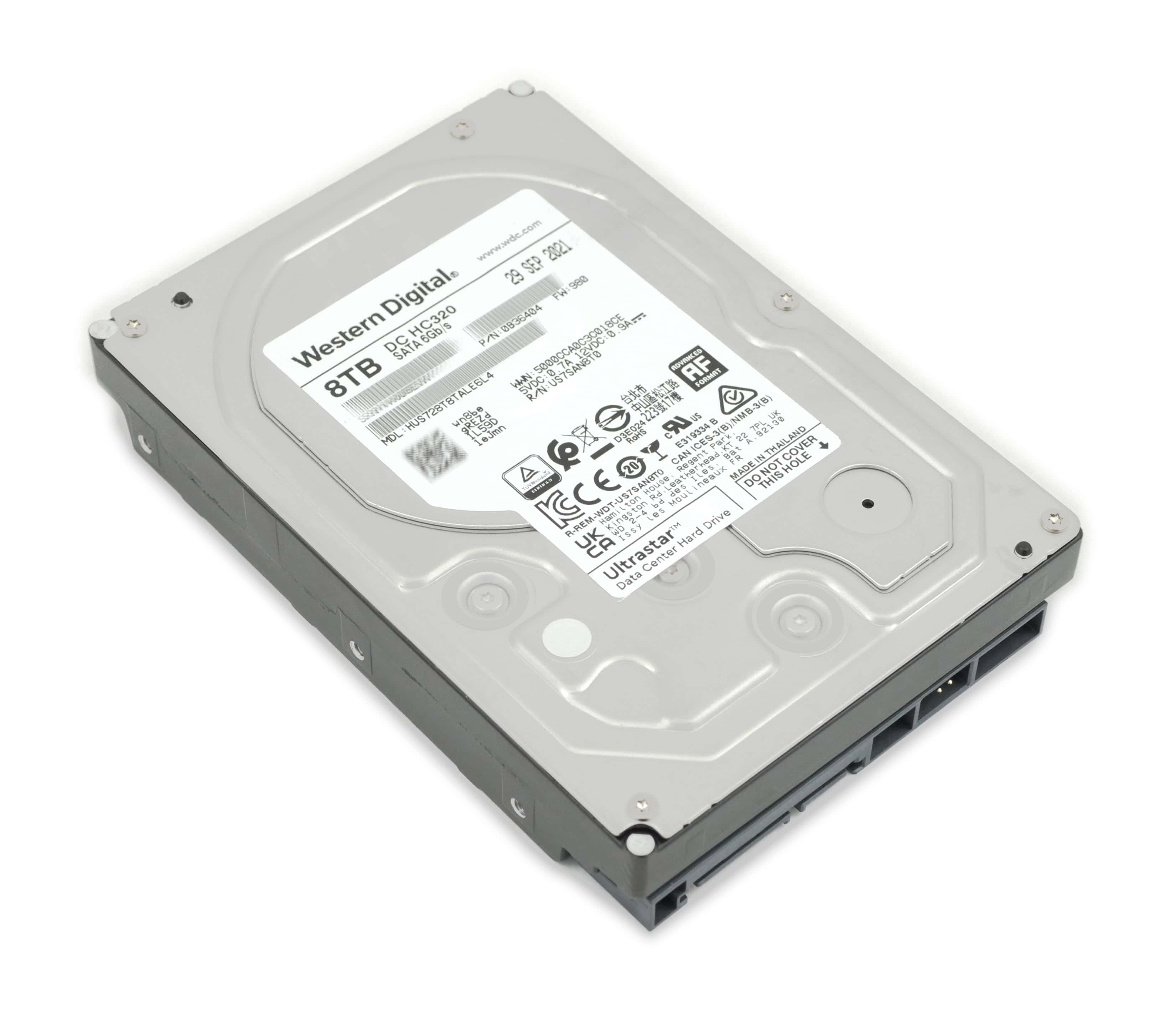 Western Digital HGST Ultrastar DC HC320 HUS728T8TALN6L4 0B36402 8TB 7.2K RPM SATA 6Gb/s 4Kn 256MB 3.5 SE Hard Drive (HUS728T8TALN6L4_0B36402) thumbnail