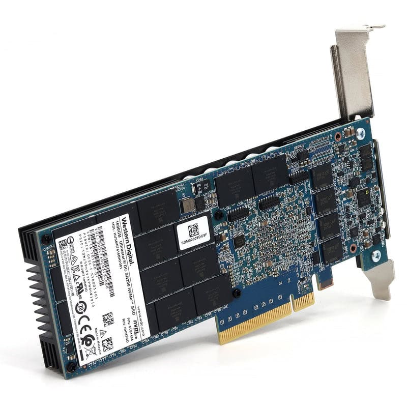 Western Digital Ultrastar DC ME200 HUSMR7616BHP3M1 0TS1912 1.24TB PCIe Gen 3.0 x8 8GB/s MLC NVMe HHHL AIC SSD (HUSMR7616BHP3M1) thumbnail