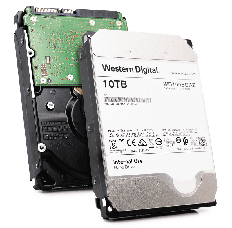 Western Digital WD100EDAZ-11F3RA0 10TB 5.4K RPM SATA 6Gb/s 512e 3.5in Hard Drive (WD100EDAZ) thumbnail
