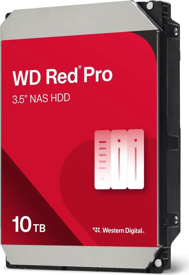Western Digital Red Pro WD101KFBX 10TB 7.2K RPM SATA 6Gb/s 3.5 Hard Drive (WD101KFBX) thumbnail