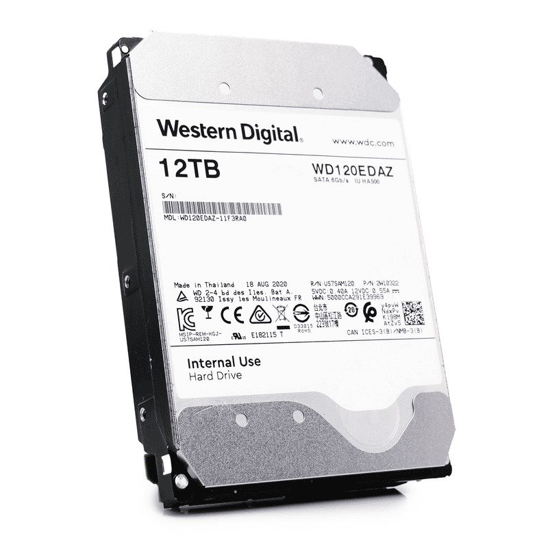 Western Digital WD120EDAZ-11F3RA0 12TB 5.4K RPM SATA 6Gb/s 512e 3.5in Hard Drive (WD120EDAZ) thumbnail