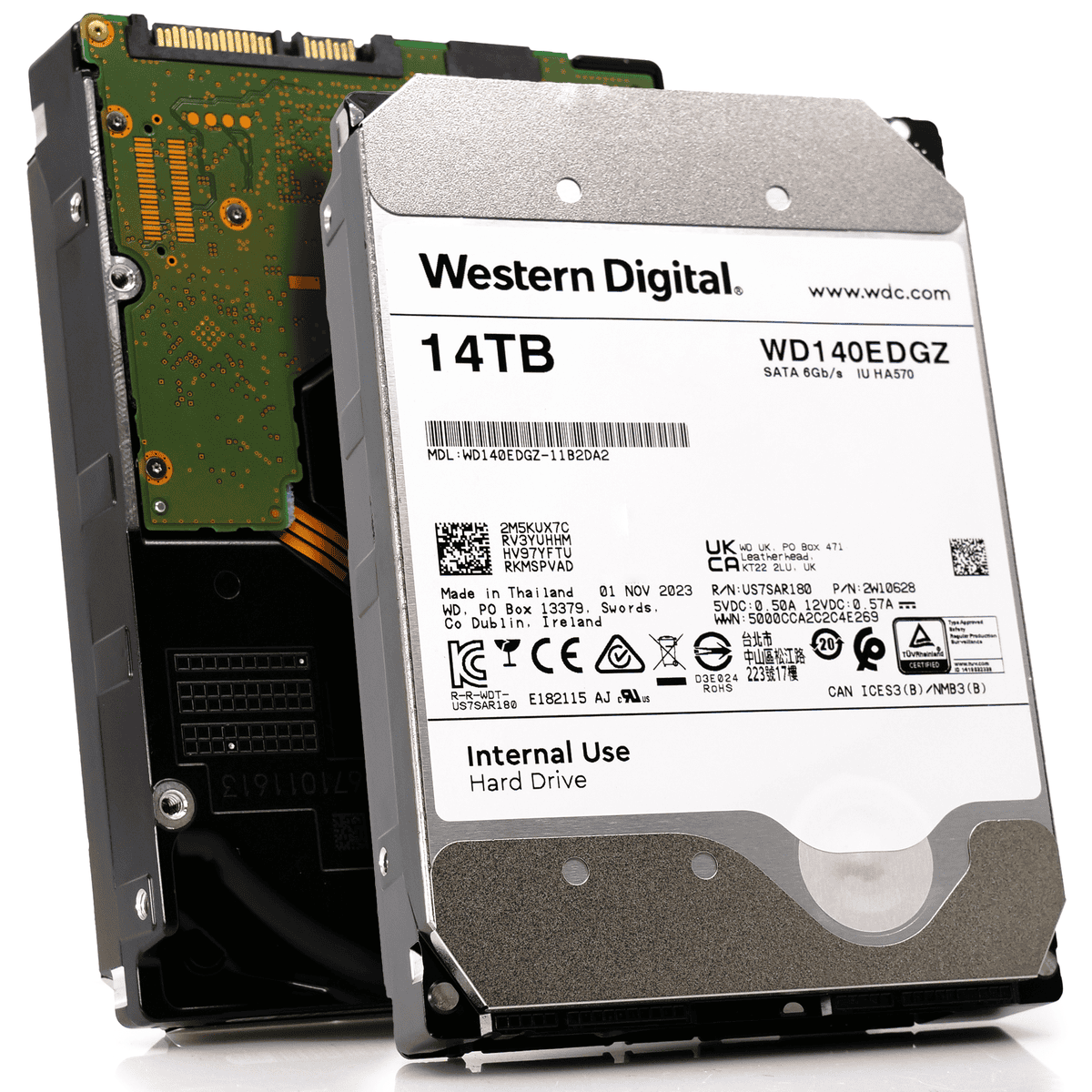 Western Digital WD140EDGZ 14TB 7.2K RPM SATA 6Gb/s 512e NAS 3.5in Refurbished HDD (WD140EDGZ_PWR-REF) thumbnail