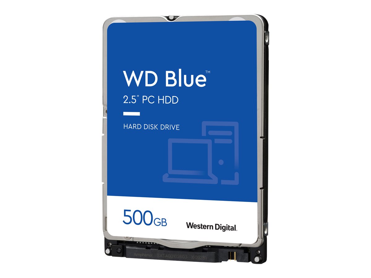 Western Digital Blue WD5000LPVX 500GB 5.4K RPM SATA 6Gb/s 2.5 Hard Drive (WD5000LPVX) thumbnail