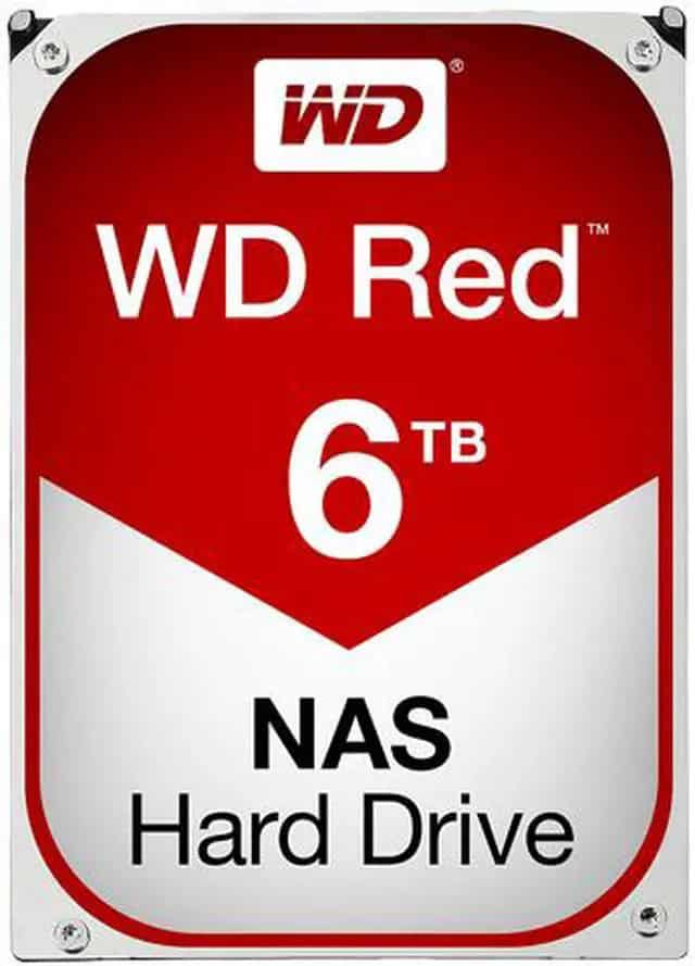 Western Digital Red WD60EFRX 6TB 5.4K RPM SATA 6Gb/s 64MB 3.5 Hard Drive (WD60EFRX) thumbnail