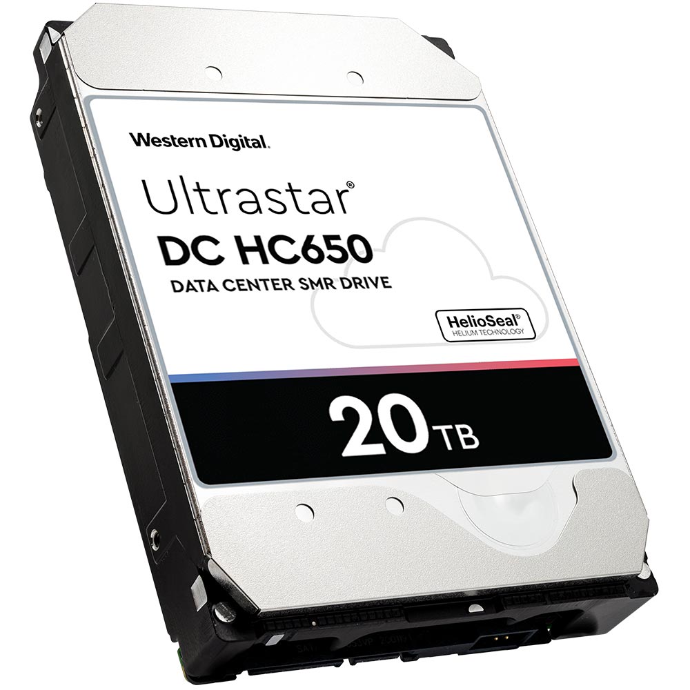 Western Digital Ultrastar DC HC650 WSH722020ALN6L1 20TB 7.2K RPM SATA 6Gb/s 4Kn SED 3.5in Hard Drive (WSH722020ALN6L1) thumbnail