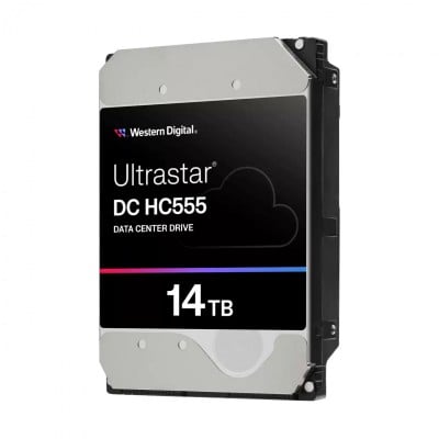 Western Digital WD Ultrastar DC HC555 WUH722014CL5204 0B47743 14TB 7.2K RPM SAS 12Gb/s 512e 512MB 3.5in HDD (WUH722014CL5204) thumbnail
