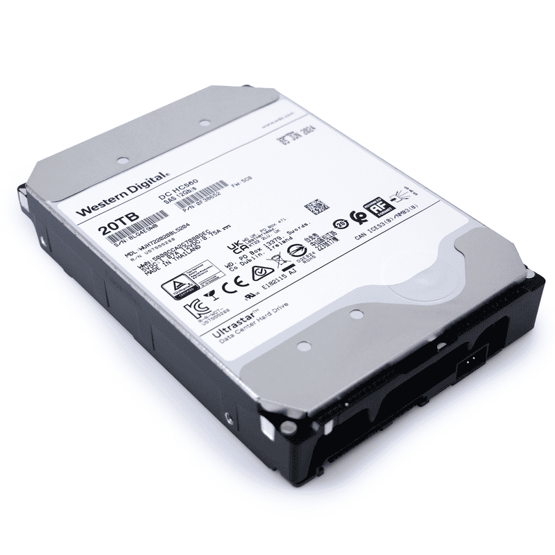 Western Digital Ultrastar HC560 WUH722020BL5204 0F38652 20TB 7.2K RPM SAS 12Gb/s 512e/4Kn 3.5in Hard Drive (WUH722020BL5204) thumbnail
