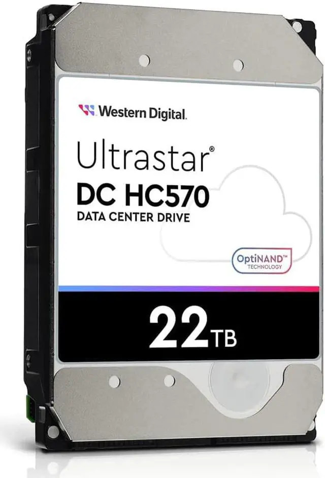 Western Digital Ultrastar DC HC570 WUH722222AL4207 0F48008 22TB 7.2K RPM SAS 12Gb/s 4Kn 3.5in Hard Drive (WUH722222AL4207) thumbnail