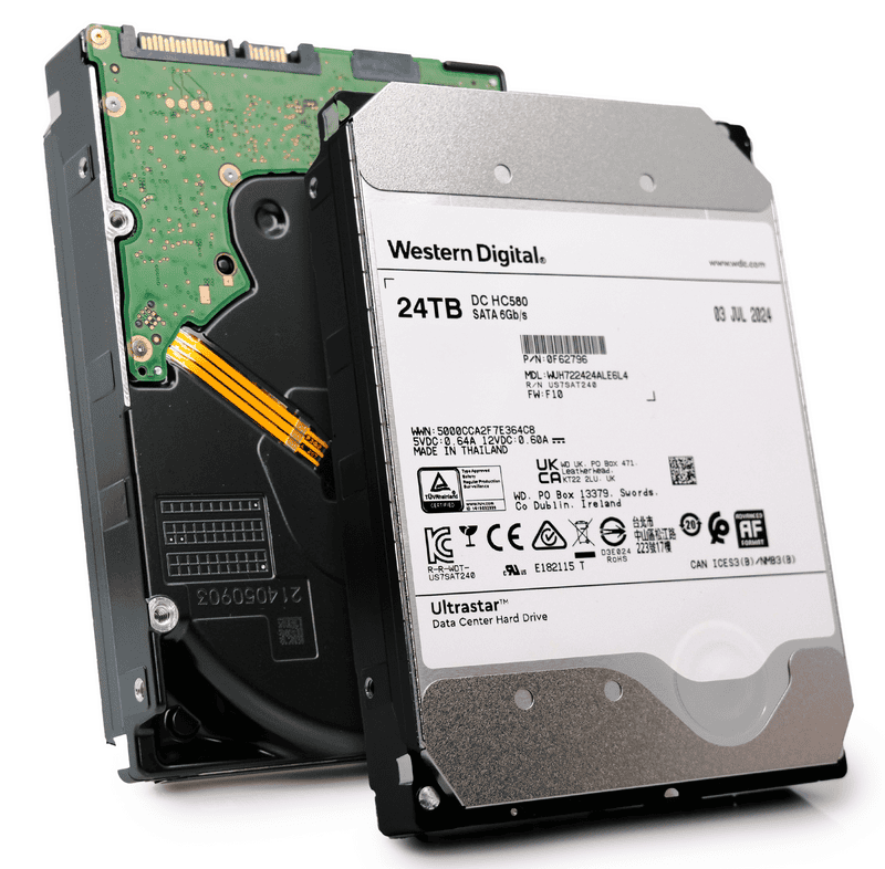 Western Digital Ultrastar DC WUH722424AL4201 0F62865 24TB 7.2K RPM SAS 12Gb/s 4Kn 512MB 3.5in HDD (WUH722424AL4201) thumbnail