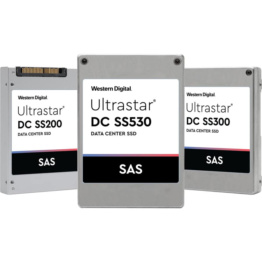 Western Digital Ultrastar DC SS530 WUSTR1596ASS200 0P40326 960GB 1 DWPD SAS 12Gb/s 3D TLC 2.5in SSD (WUSTR1596ASS200) thumbnail