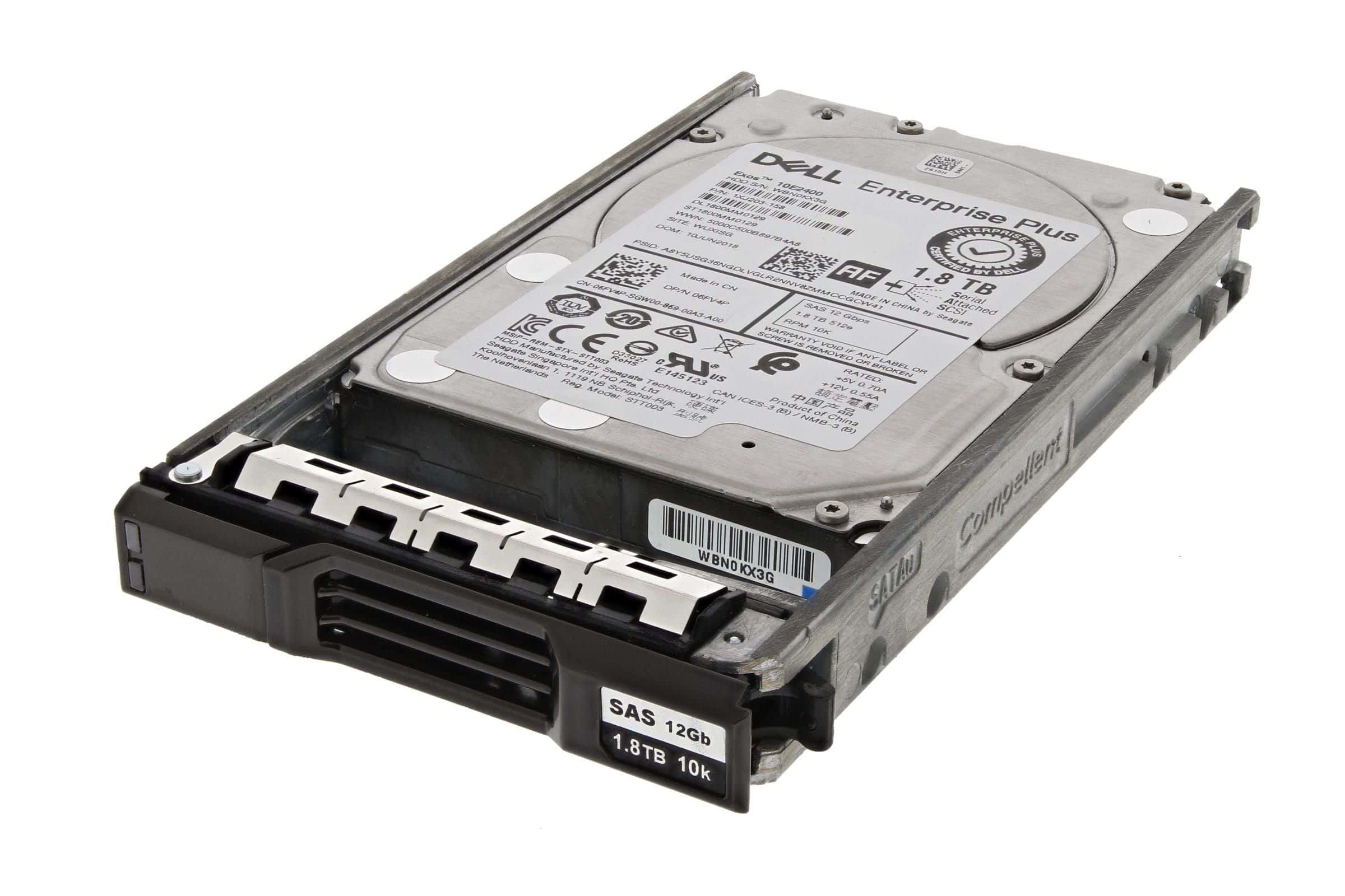 Dell 1.8TB 10K 2.5 SAS 12G 4NW8H (4NW8H-RFB) thumbnail