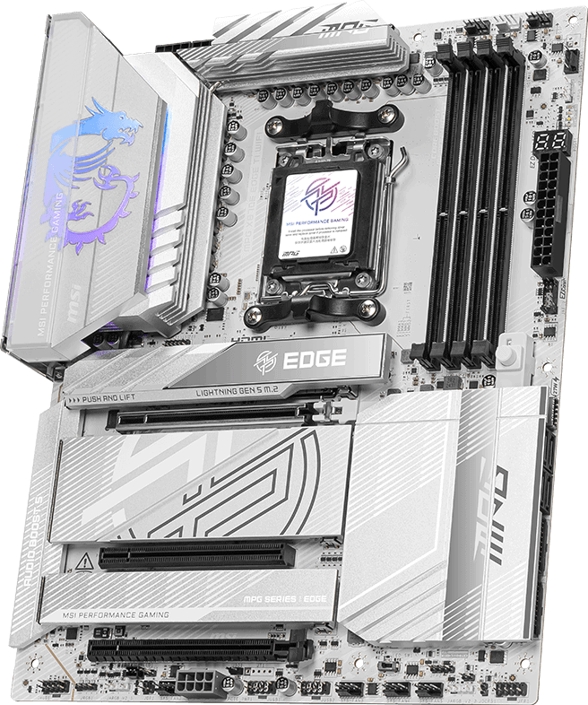 MSI MPG X870E EDGE TI WIFI X870/AM5/DDR5/ATX (911-7E59-05S) thumbnail