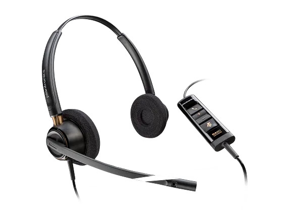 HP Poly Headset EncorePro 525 USB (218274-01) thumbnail