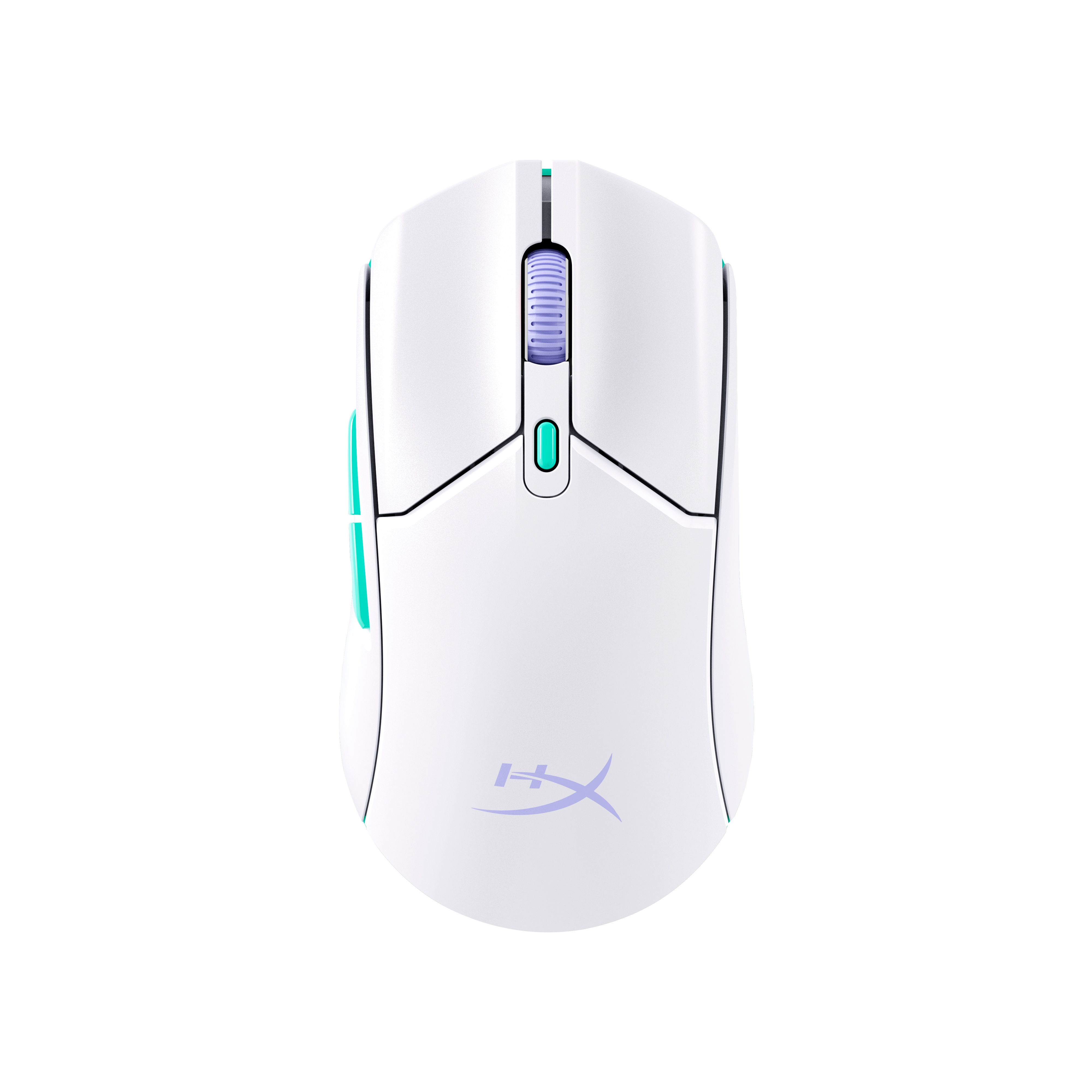 HyperX Pulsefire Haste 2 Core Wls - gaming muis (wit/grn/prs) (8R2E7AA) thumbnail