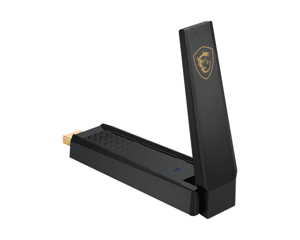 MSI AXE5400 netwerkkaart WLAN 2402 Mbit/s (GUAXE54) thumbnail