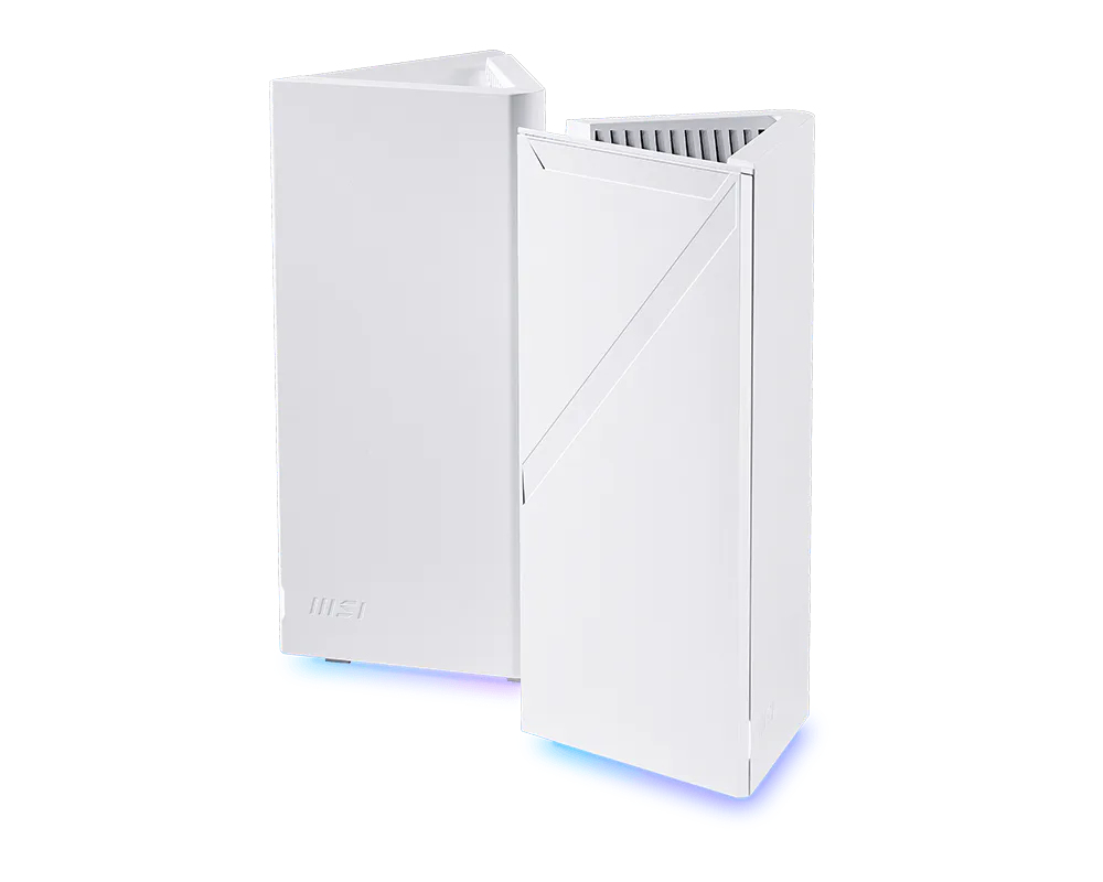 MSI Roamii BE Pro Mesh System Dual-band (2.4 GHz / 5 GHz) Wi-Fi 7 (802.11be) Wit 3 Intern (MRBE110-2PK) thumbnail
