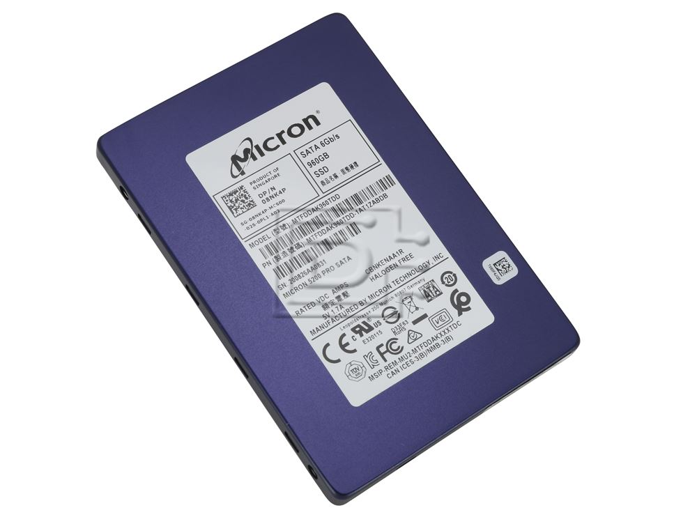 Dell 960GB SSD SFF SATA 6G MIX (8NK4P-RFB) thumbnail