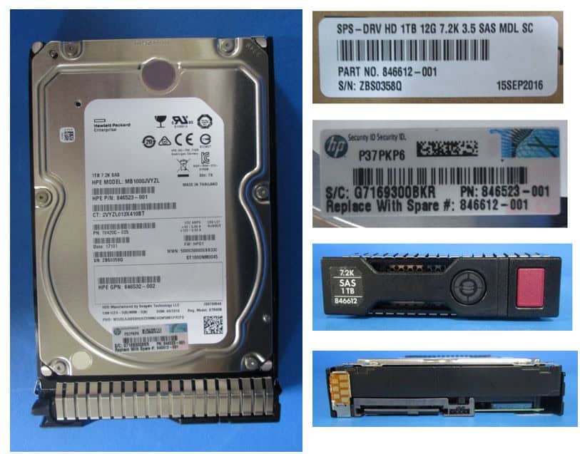 HP Hot-plug SSD 1,6TB (846623-001-RFB) thumbnail