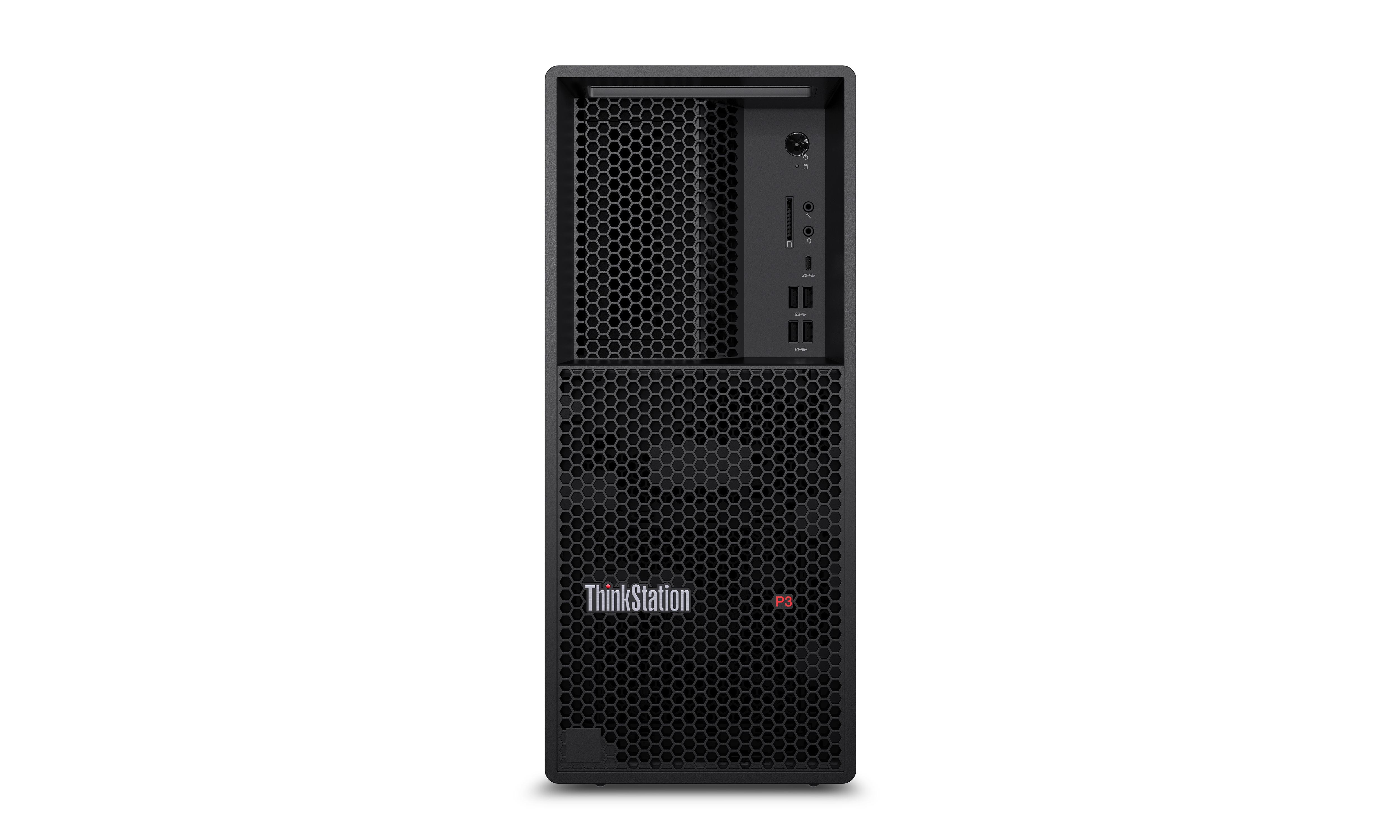 Lenovo ThinkStation P3 Tower Gen 2 Intel Core Ultra 7 265K 64 GB DDR5-SDRAM 1 TB SSD Ubuntu Linux Workstation Zwart (30HT008XGE) thumbnail