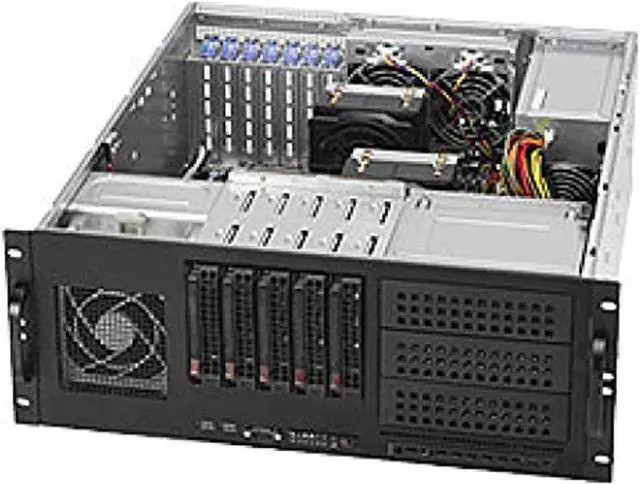 Super Micro 4U CHASSIS 5X3.5 SATA/SAS3 (CSE-842TQC-668B) thumbnail
