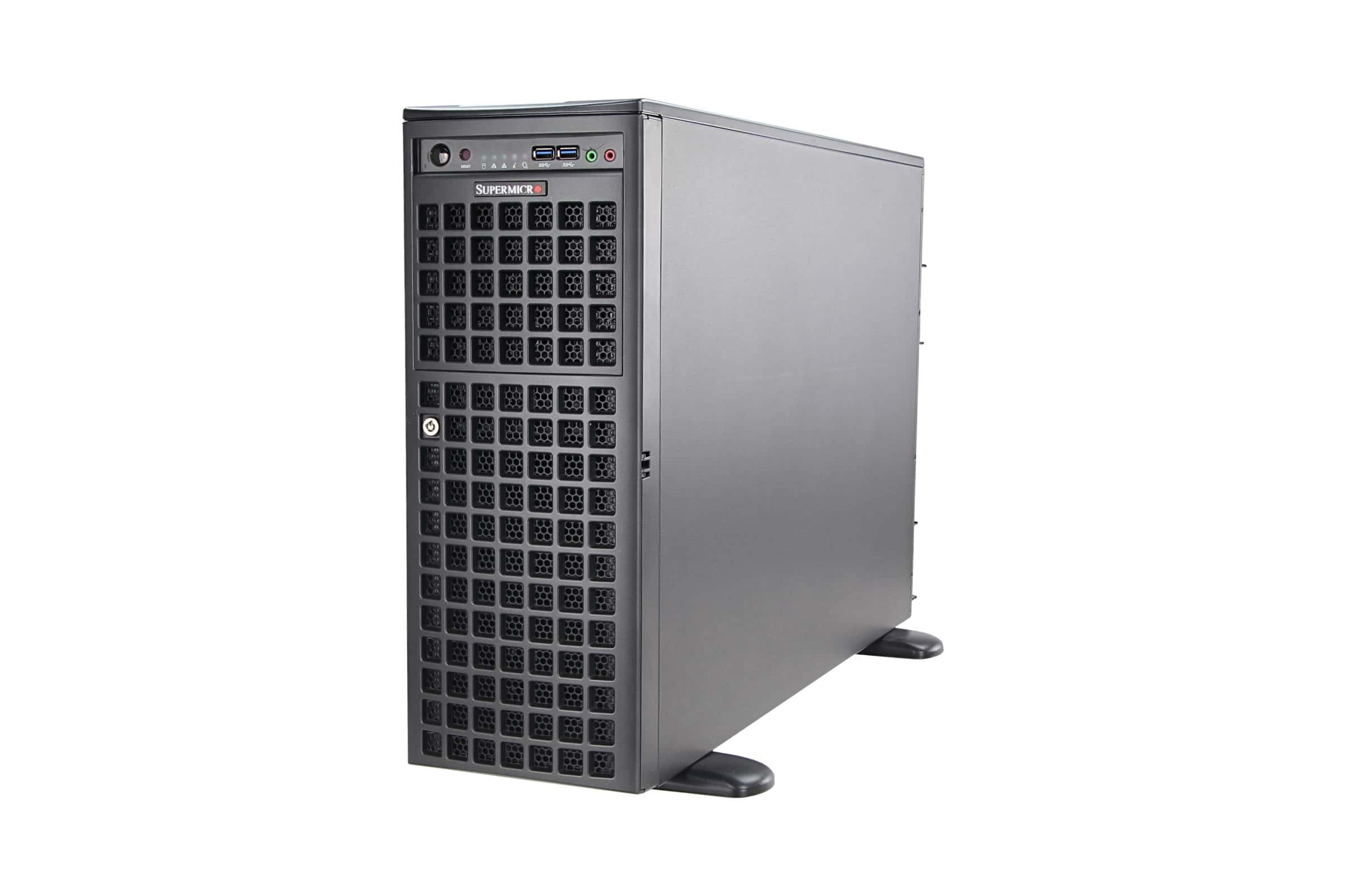 Super Micro Barebone Server Supermicro GPU SuperServer 4U Dual Sockel 4677 SYS-741GE-TNRT - (SYS-741GE-TNRT) thumbnail