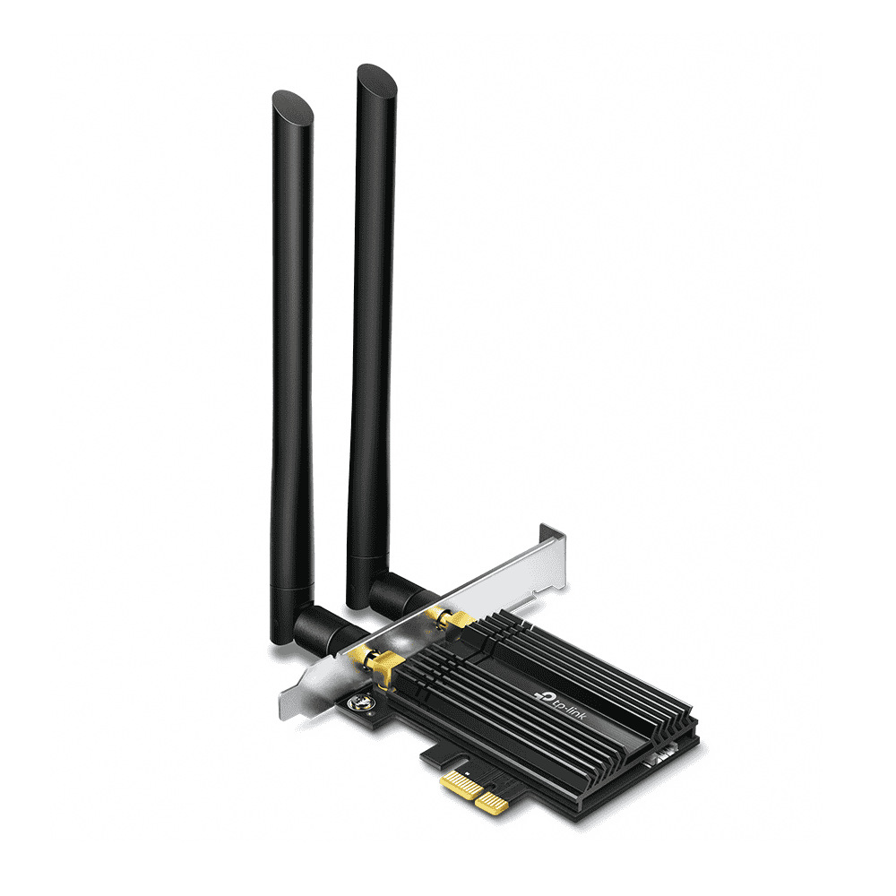 TP-Link Archer TX50E WiFi 6 Bluetooth 5.0 Adapter AX3000 Dualband, PCI Express, 2x Externe Antenne (ARCHER TX50E PROMO) thumbnail