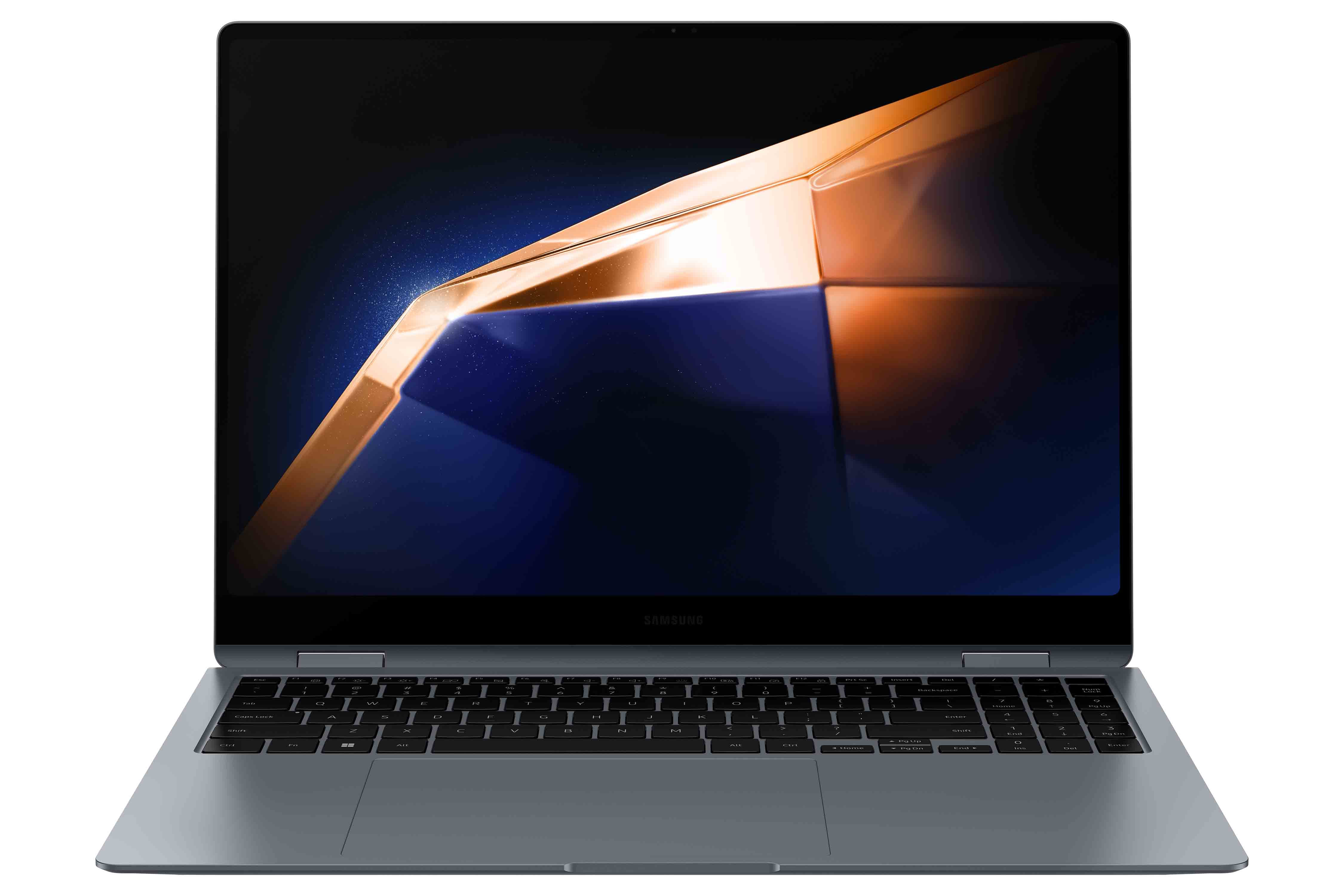 Samsung Galaxy Book4 Pro 360 Intel Core Ultra 7 155H Laptop 40,6 cm (16") Touchscreen WQXGA+ 16 GB LPDDR5x-SDRAM 1 TB SSD Wi-Fi 6E (802.11ax) Windows 11 Home Grijs (NP960QGK-KG1NL) thumbnail