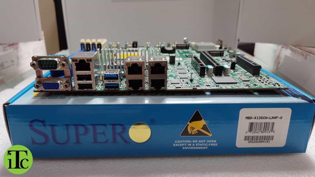Super Micro Supermicro motherboard MBD-X13SCH-LN4F-O Socket V0 microATX (MBD-X13SCH-LN4F-O) thumbnail