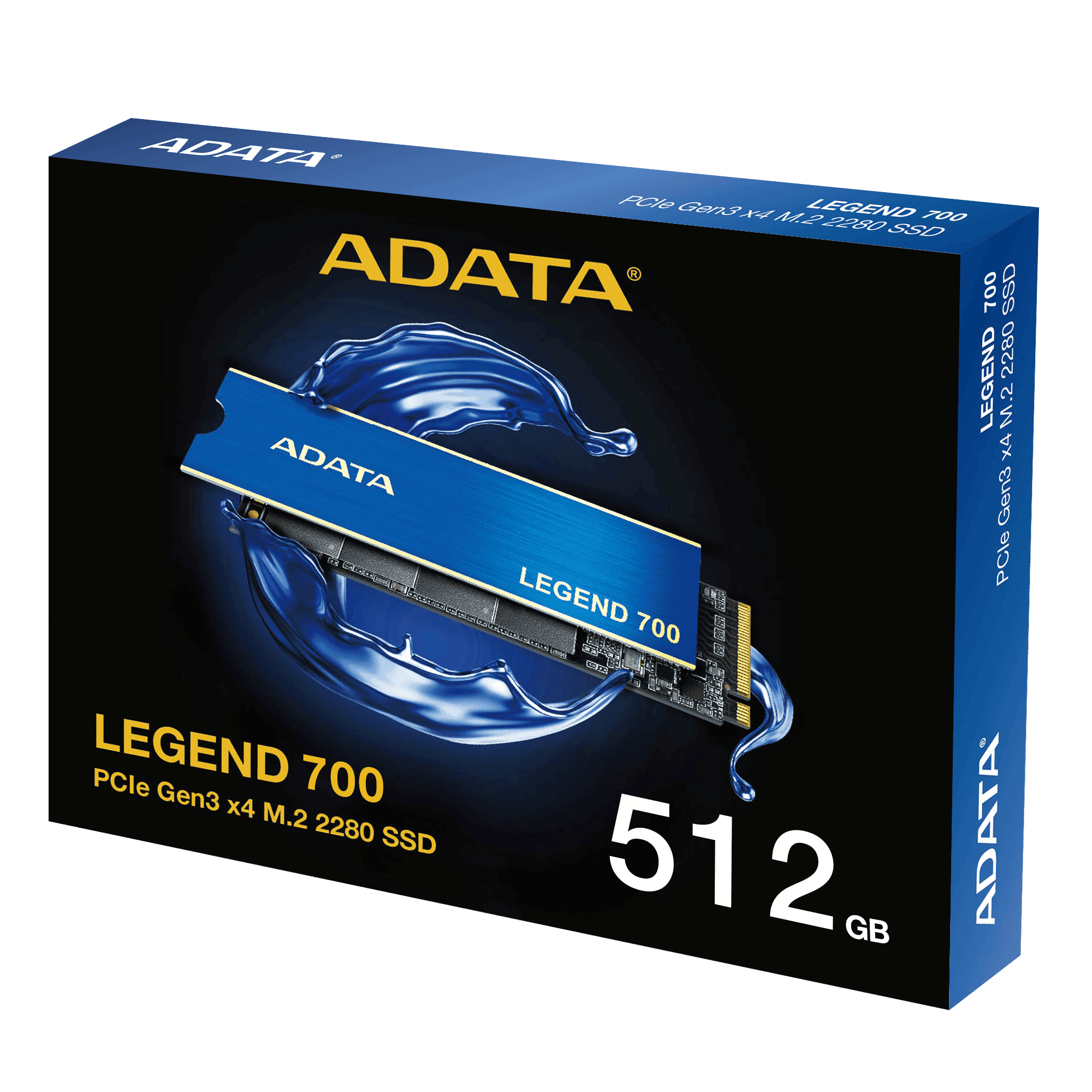 ADATA LEGEND 700 512GB M.2 2280 PCIe Gen3 X4 SSD (ALEG-700-512GCS) thumbnail