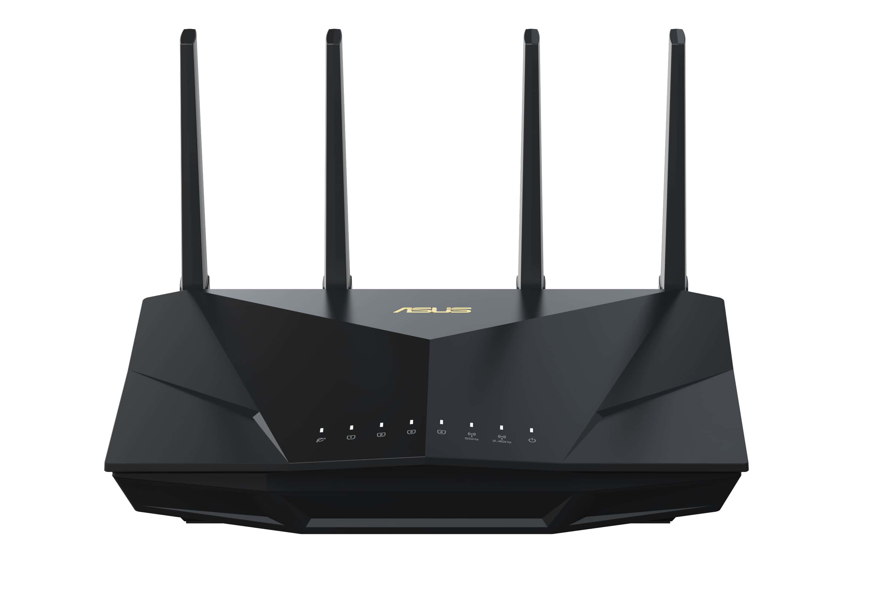 ASUS RT-AX5400 draadloze router Gigabit Ethernet Dual-band (2.4 GHz / 5 GHz) Zwart (RT-AX5400) thumbnail