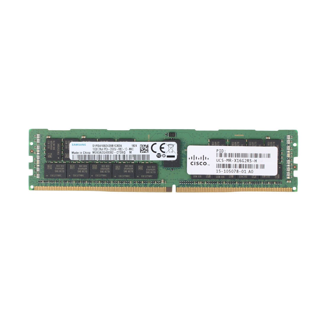 CISCO 16GB (1*16GB) 2RX4 PC4-21300-V-R DDR4-2666MHZ RDIMM (UCS-MR-X16G2RS-H) thumbnail