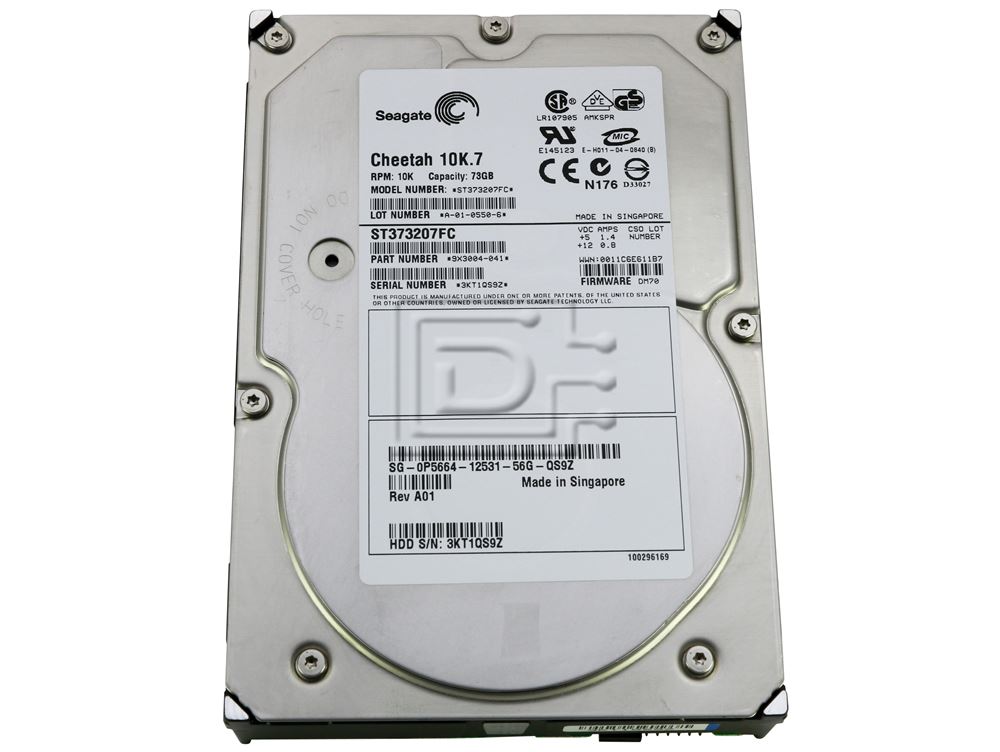 Dell NetApp 73GB 10K FC Disk 3.5 (SP-272-RFB) thumbnail