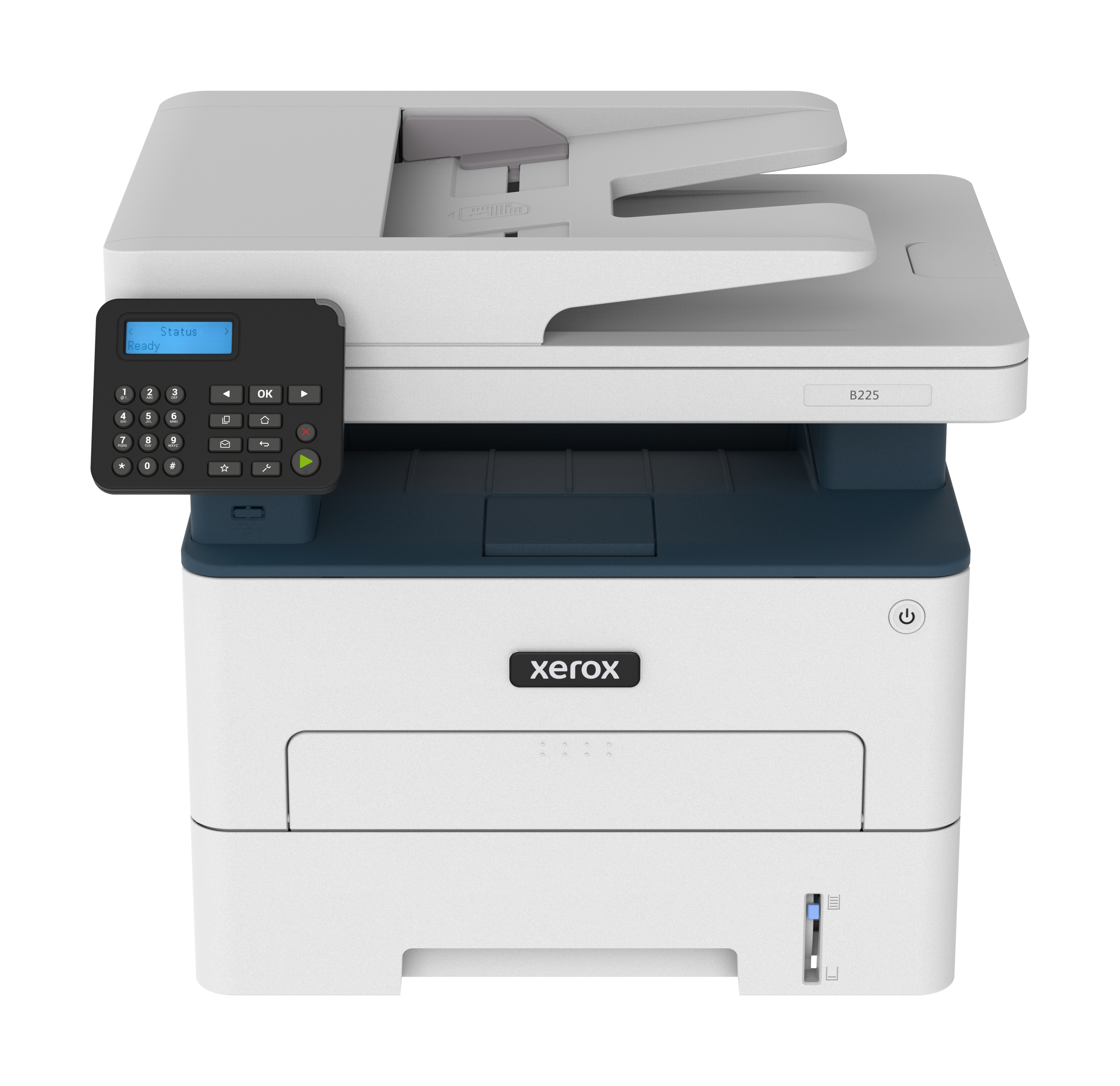 Xerox B225 A4 34 ppm draadloze dubbelzijdige printer PS3 PCL5e/6 ADF 2 laden totaal 251 vel (B225V_DNI) thumbnail