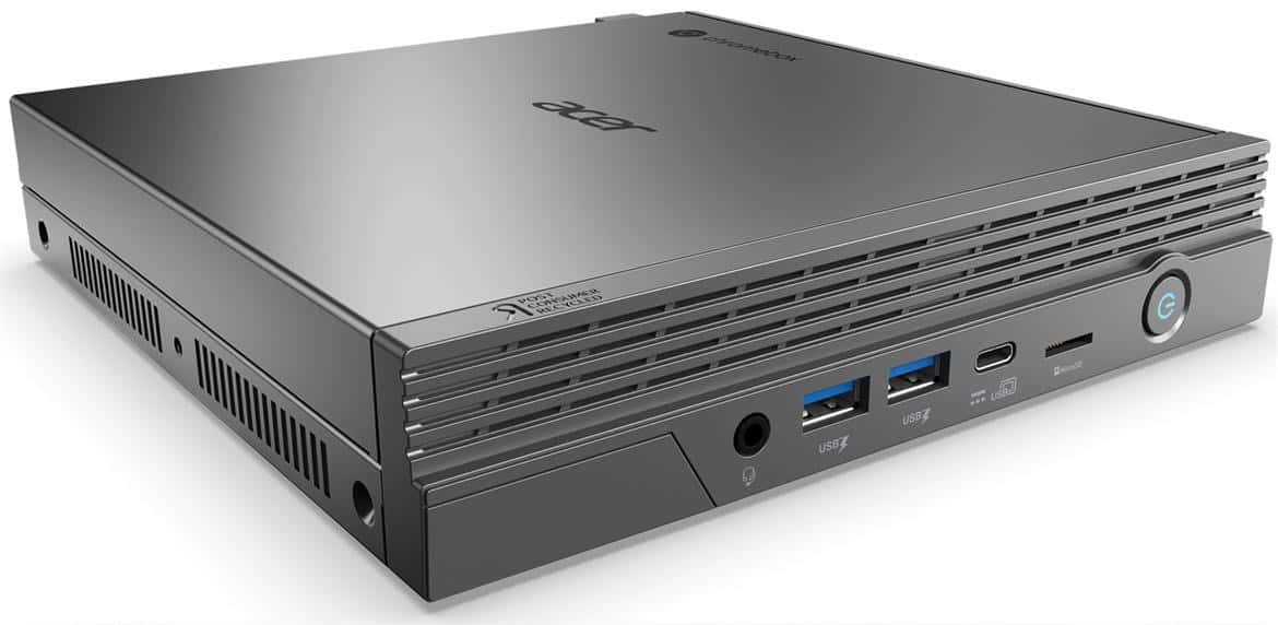 Acer Chromebox CXI5 i5428 i5-1235U mini PC Intel® Core™ i5 8 GB DDR4-SDRAM 256 GB SSD ChromeOS PC Zilver (DT.Z2AEH.002) thumbnail