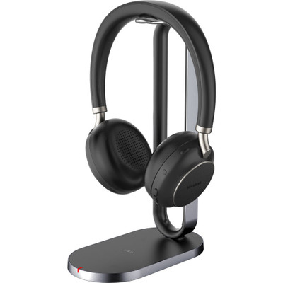 Yealink BH76 Headset Draadloos Hoofdband Oproepen/muziek USB Type-A Bluetooth Oplaadhouder Zwart (1208625) thumbnail