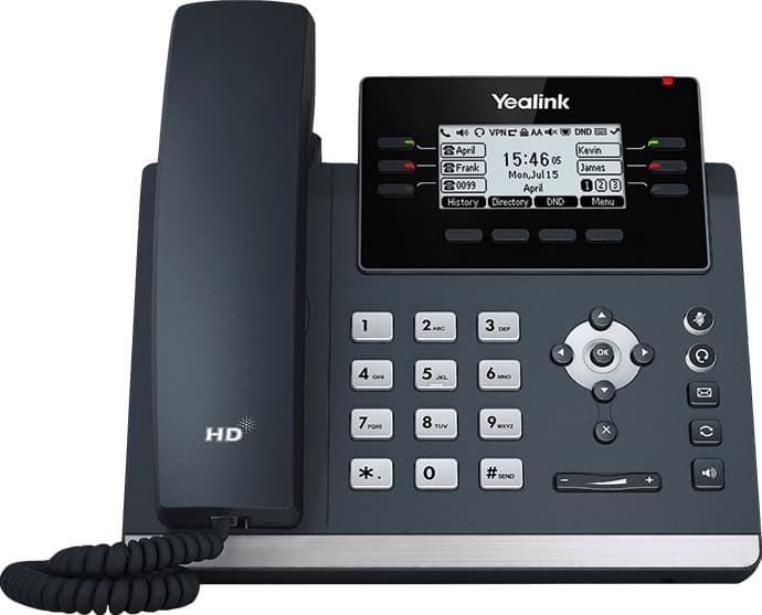 Yealink SIP T42U IP telefoon Grijs LCD Wifi (1301201) thumbnail