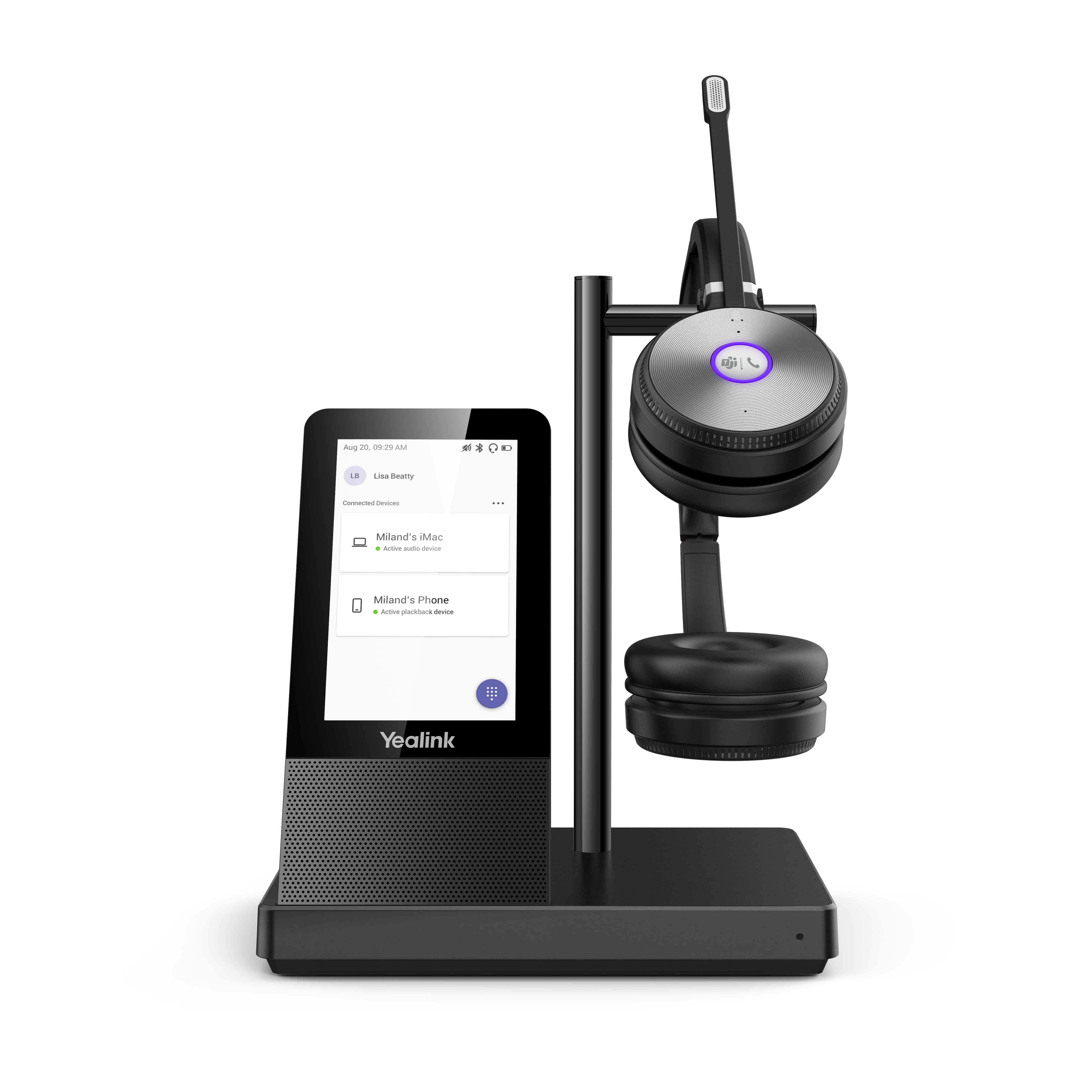 Yealink WH66 DECT Draadloze Headset DUAL TEAMS (1308003) thumbnail