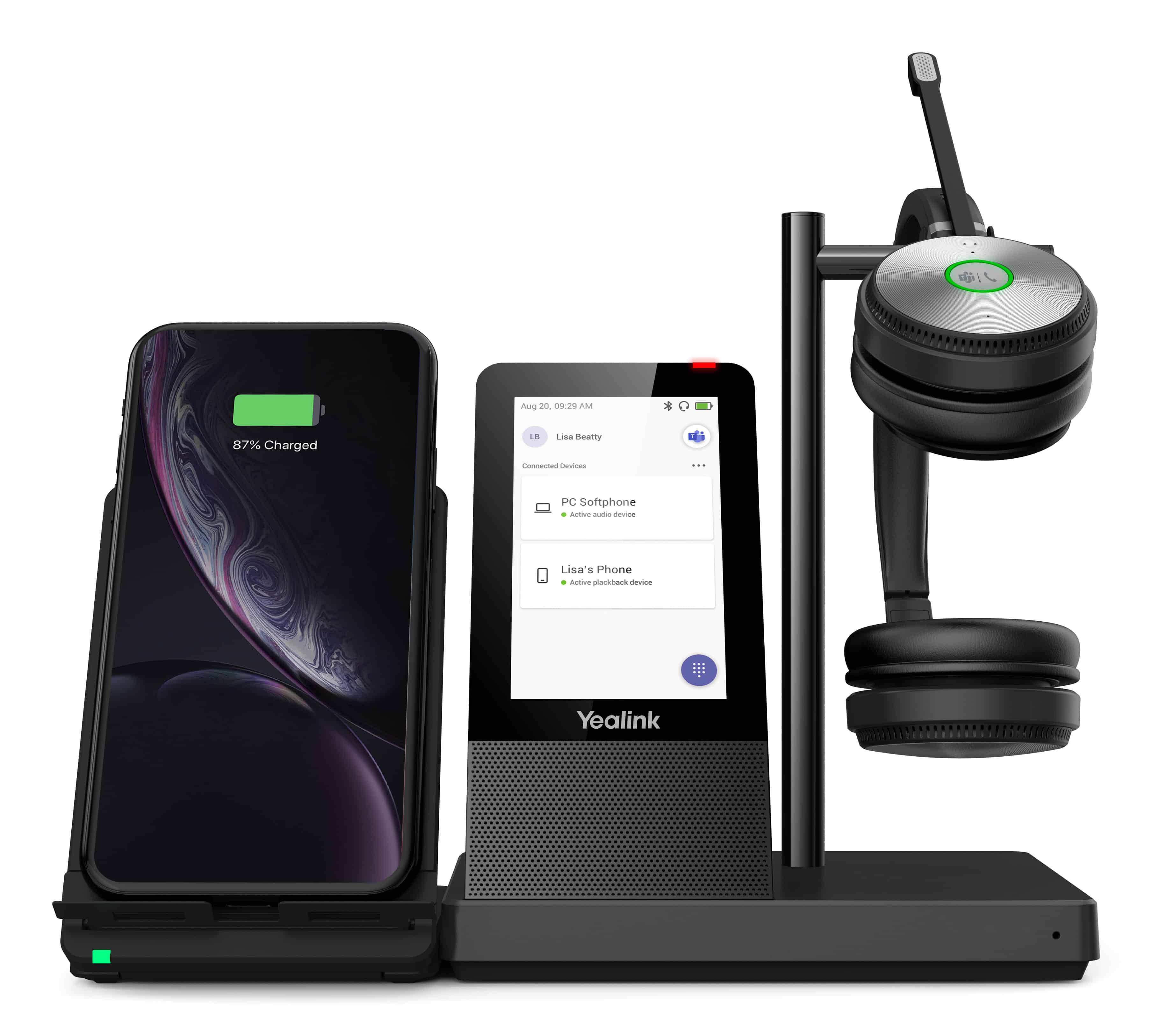 Yealink WH66 DECT Draadloze Headset DUAL TEAMS (1308003) thumbnail