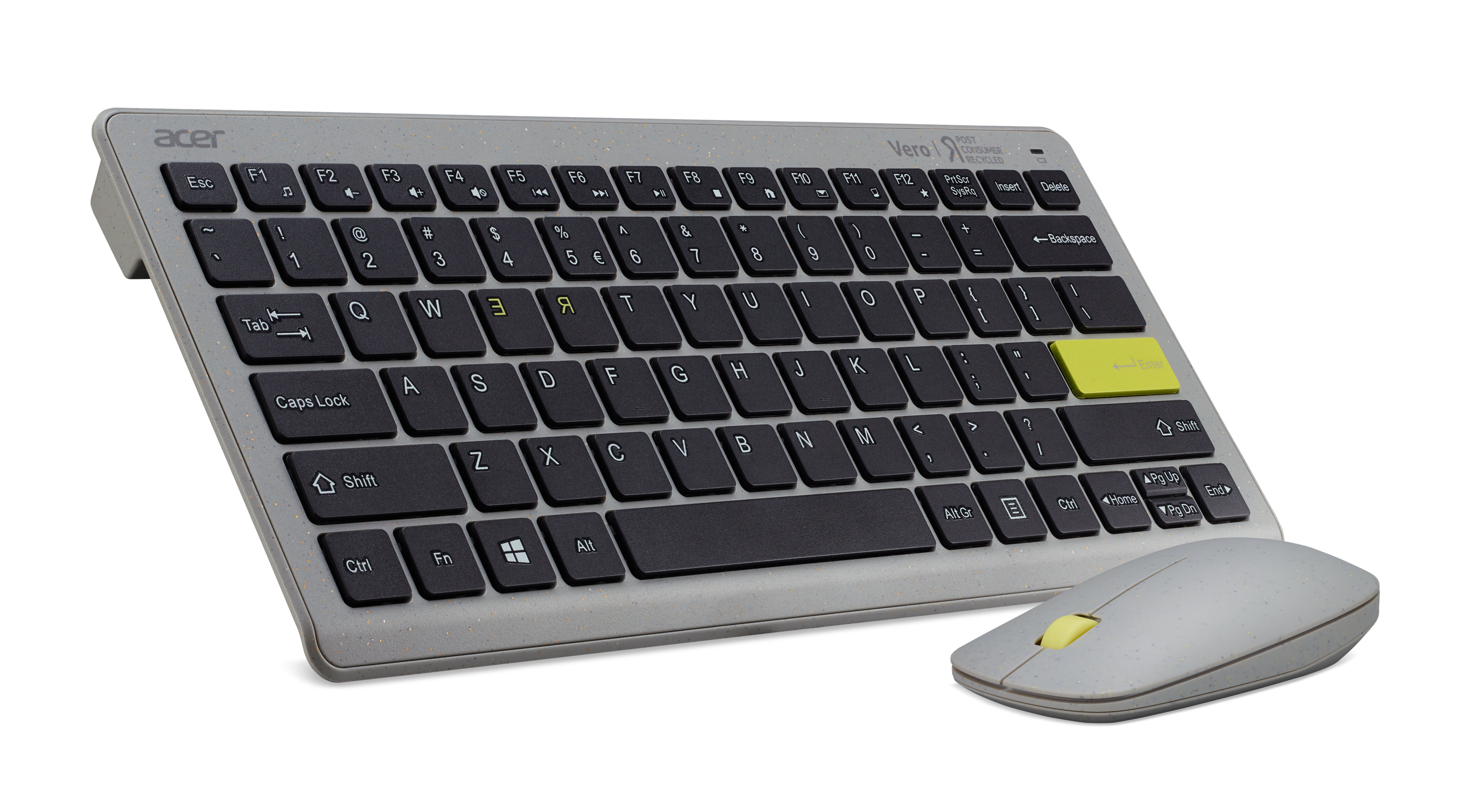 Acer AAK124 toetsenbord Inclusief muis Universeel RF Draadloos Grijs (GP.ACC11.02R) thumbnail