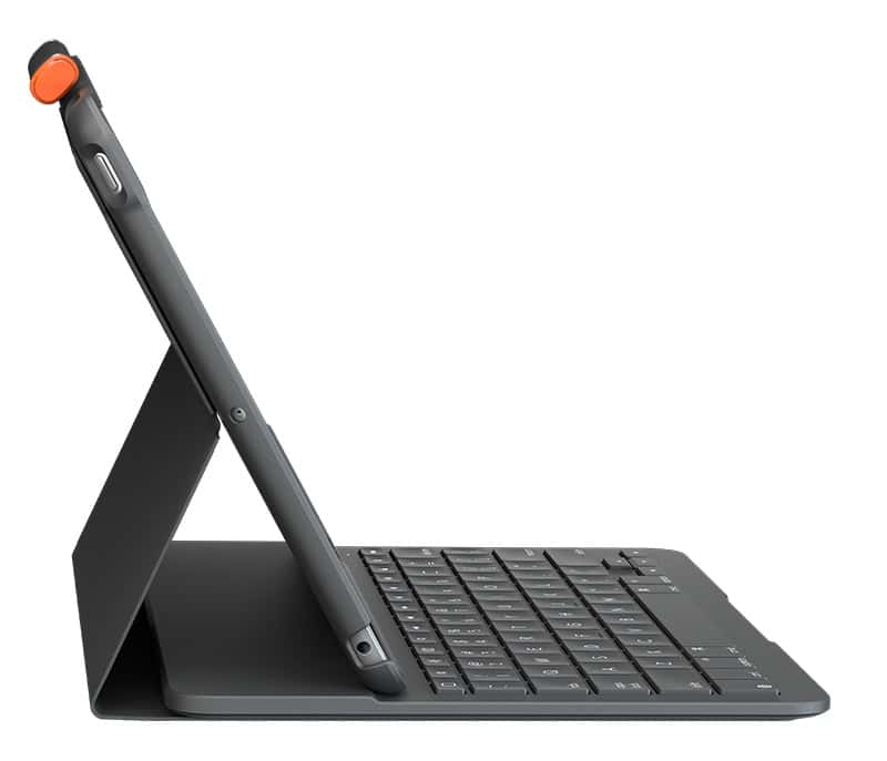 Logitech Slim Folio QWERTY Dänisch - Finnisch - Norwegisch - Schwedisch Graphit Bluetooth (920-009479) (920-009479) thumbnail