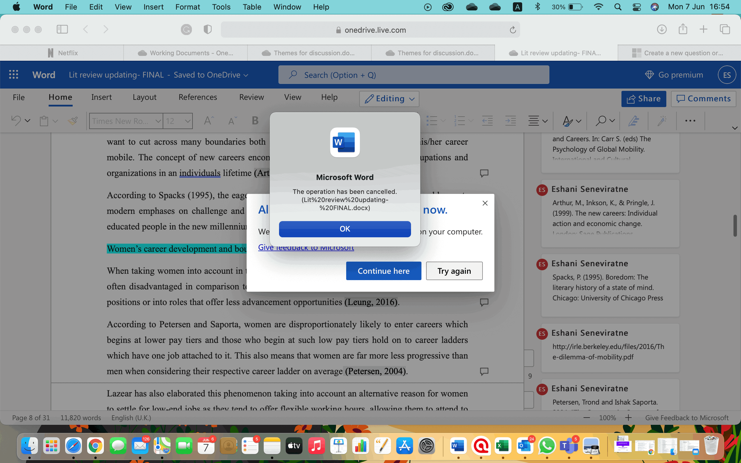 MicrosoftWordMac Sngl SoftwareAssuranceAcademic OLV 1License NoLevel AdditionalProduct 1Year Acquiredyear1 (D48-01281) thumbnail