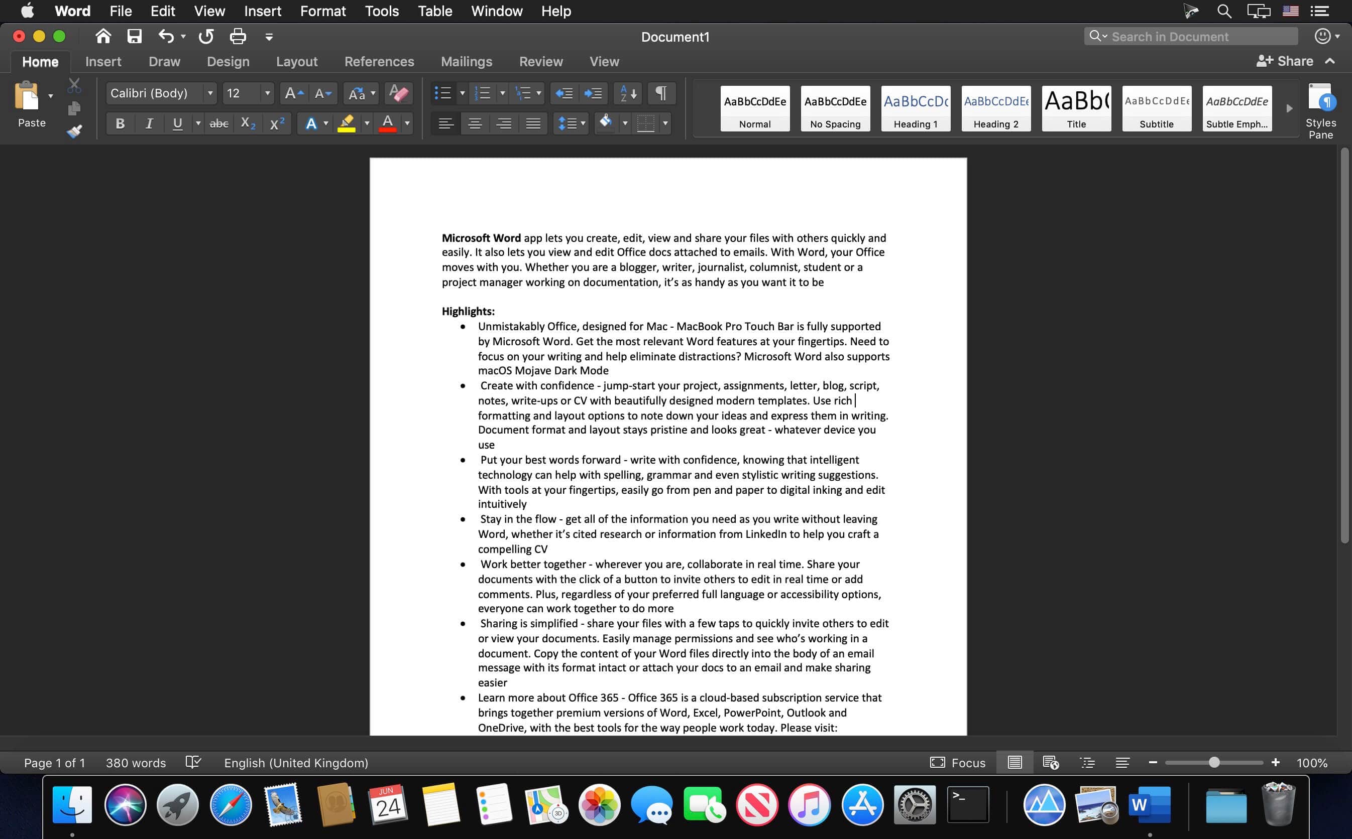MicrosoftWordMac Sngl License/SoftwareAssurancePack Academic OLV 1License NoLevel AdditionalProduct 3Year Acquiredyear1 (D48-01304) thumbnail