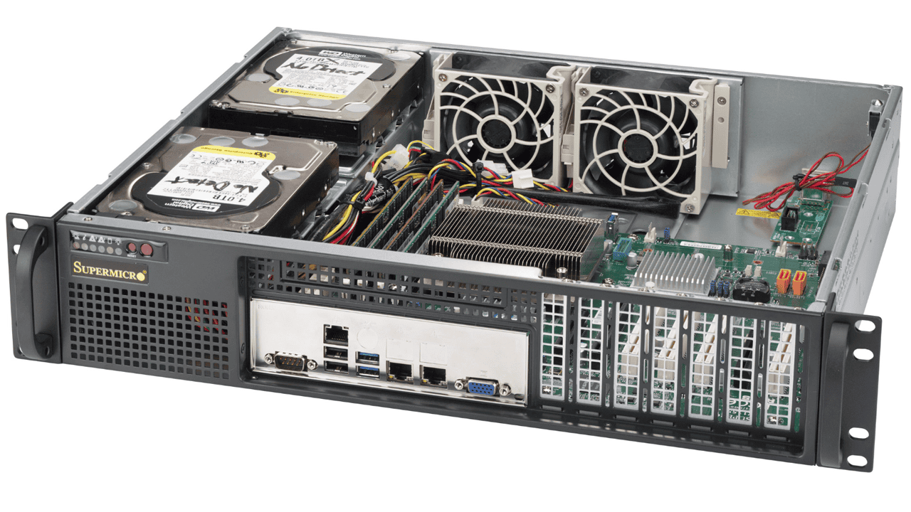 Super Micro Supermicro SC523 L-505B Rack-2U ATX 500 Watt Black (CSE-523L-505B) (CSE-523L-505B) thumbnail