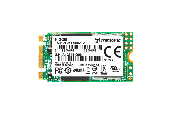 Transcend MTS552T2 - SSD - 128 GB - intern - M.2 2242 - SATA 6Gb/s (TS128GMTS552T2) (TS128GMTS552T2) thumbnail
