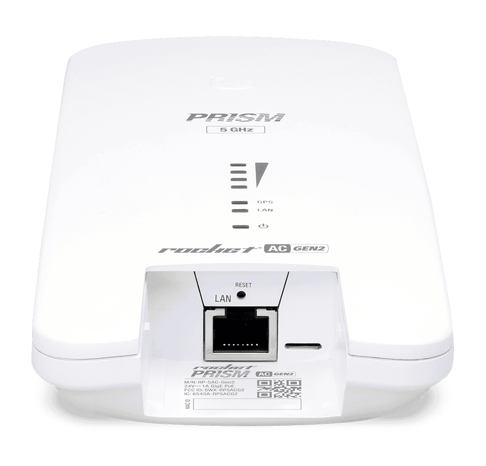 Ubiquiti RP-5AC-GEN2 CPE Rocket 5AC 5GHz 1x RJ45 1000Mb/s 2x RP-SMA (RP-5AC-GEN2-EU) thumbnail