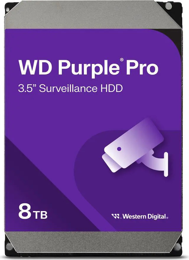 Western Digital WD Purple Pro Surveillance Hard Drive - 8 TB (WD8001PURP) thumbnail