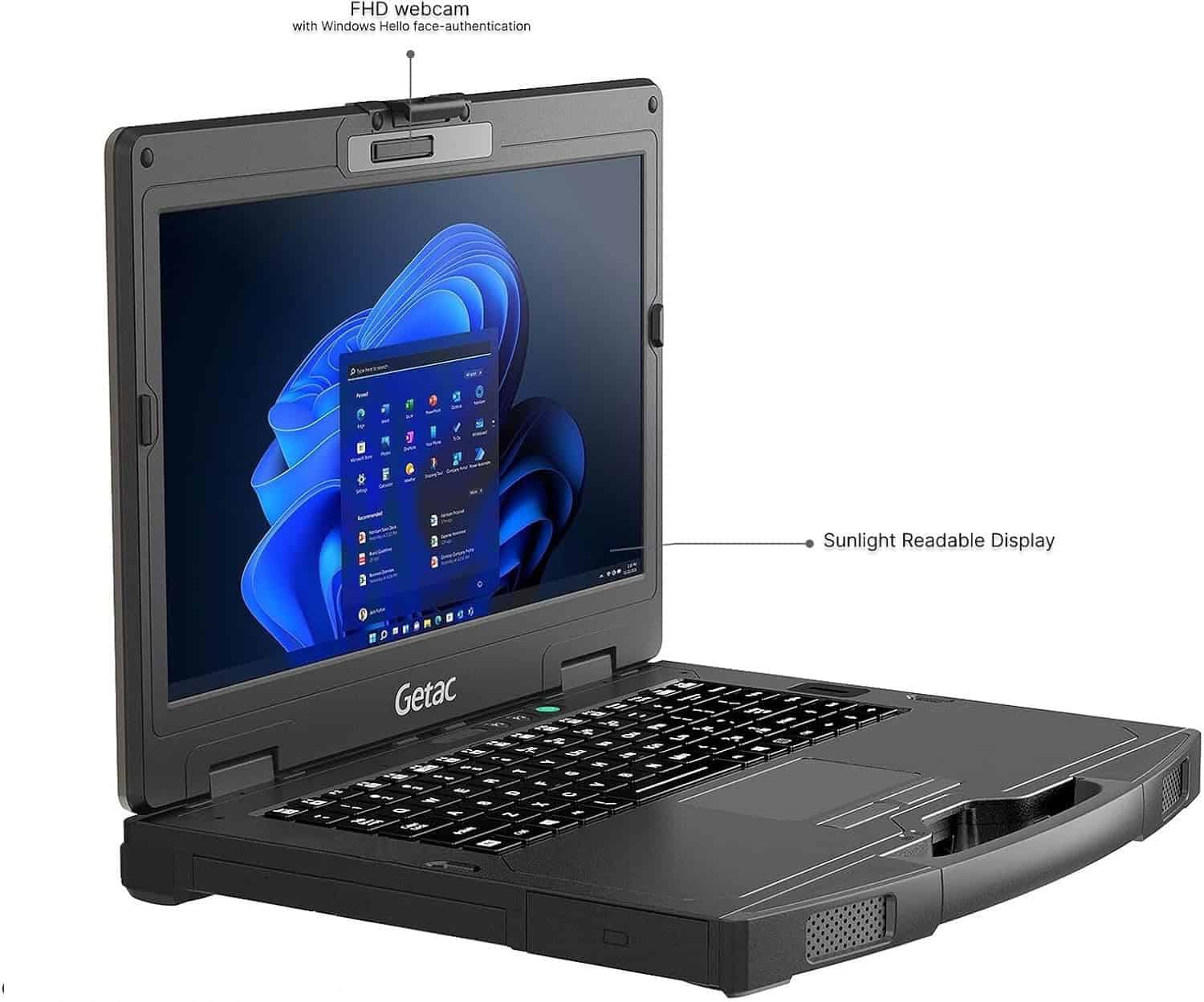 Getac S410G5 i7-1360P 14in+CAM W11P+16GB/512GB (ST4L7C3EJD4X) thumbnail