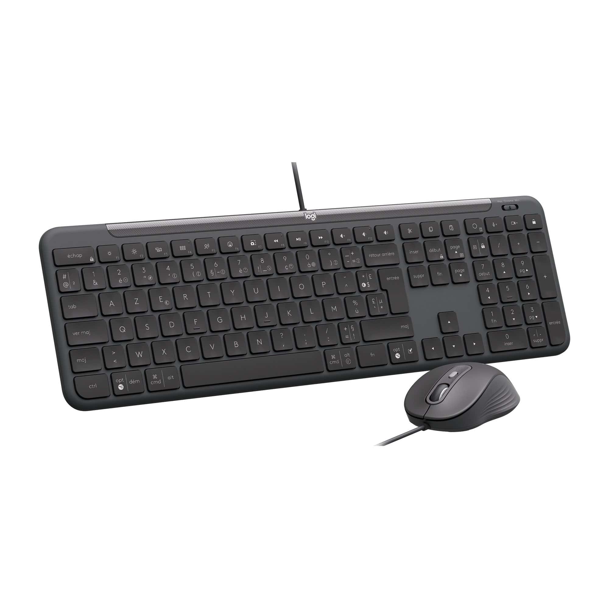 Logitech Wired Combo MK620 for Business - Graphite - FRA (920-013344) thumbnail