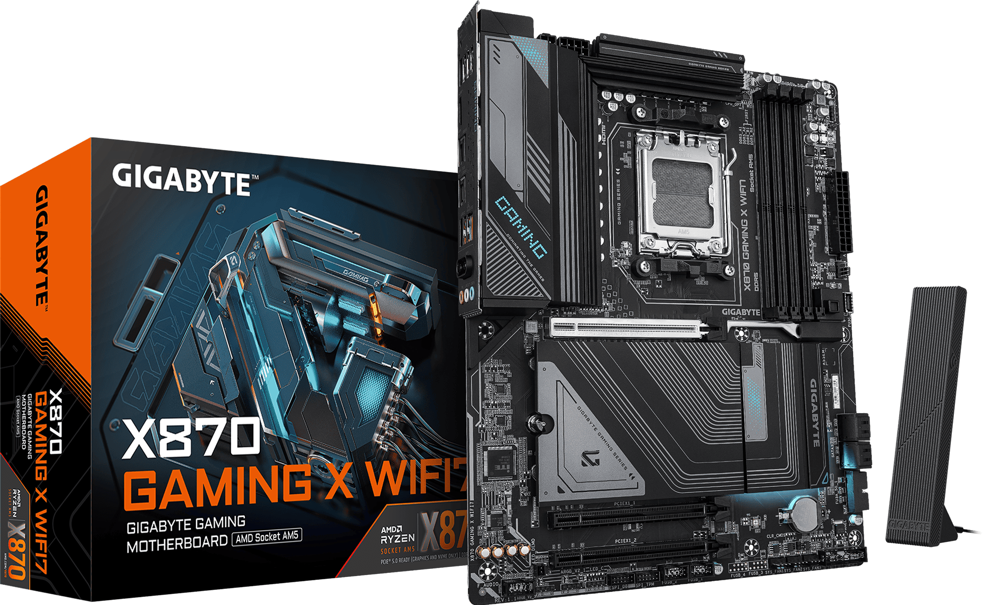 Gigabyte X870 Aorus Elite WiFi7 Motherboard (AMD AM5) (9MX87EL7-00-10) thumbnail